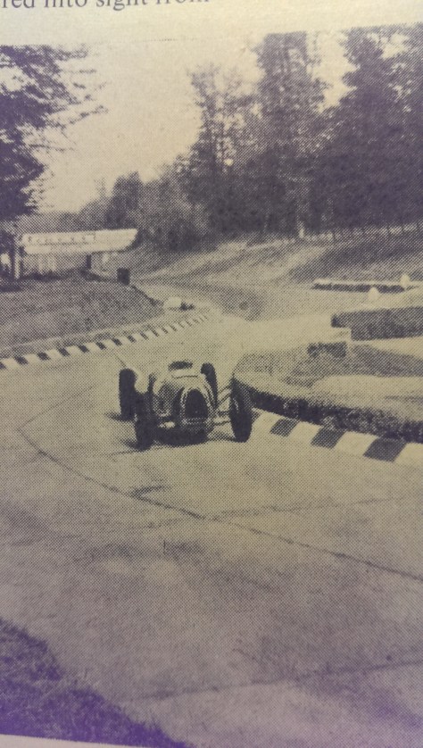 Bernd Rosemeyer at the new Monza chicanes, 1937