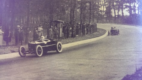 Ascari leads Campari through the Lesmos in 1924 in Jano's all-conquering P2s. Ascari would be killed here a year later, Campari nine years after. Monza was Italy's graveyard.