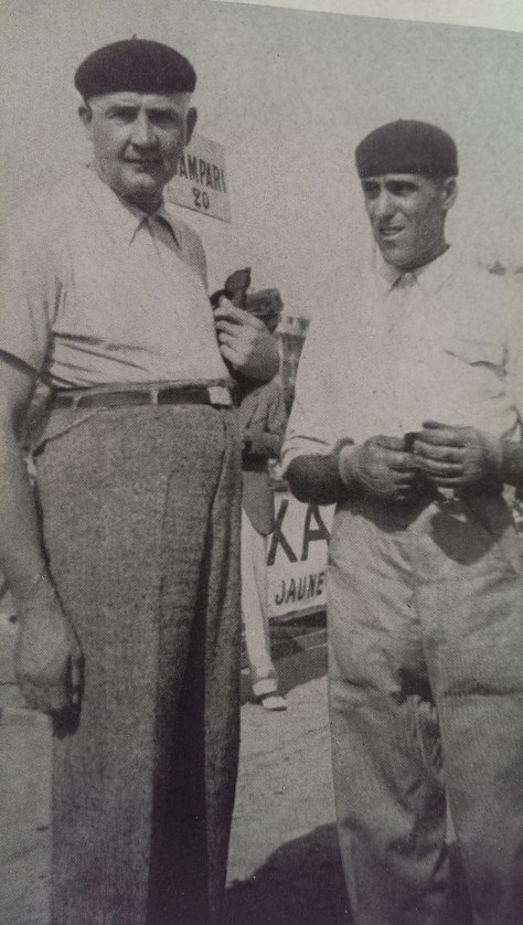 Felice Nazzaro and Tazio Nuvolari. Nazzaro was the world's first stylist of the wheel, along with Vincenzo Lancia. These two taught the world how to race a car at speed. 